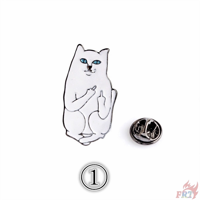 Ghim cài áo trang trí hình mèo tùy chọn chất liệu hợp kim