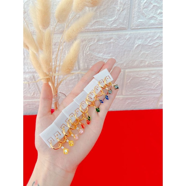 Hoa tai trẻ em vàng 6k