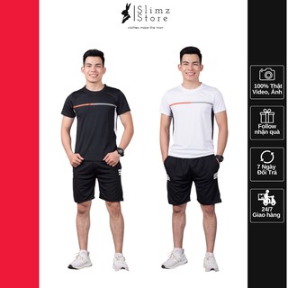 Bộ đồ thể thao nam chạy bộ tập gym đẹp hàn quốc giá rẻ SLIMZ STORE BDTT101