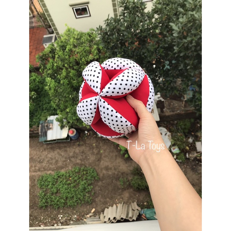 Bóng vải luyện chân, luyện bò cho bé sơ sinh,miễn phí thêu tên cho bé