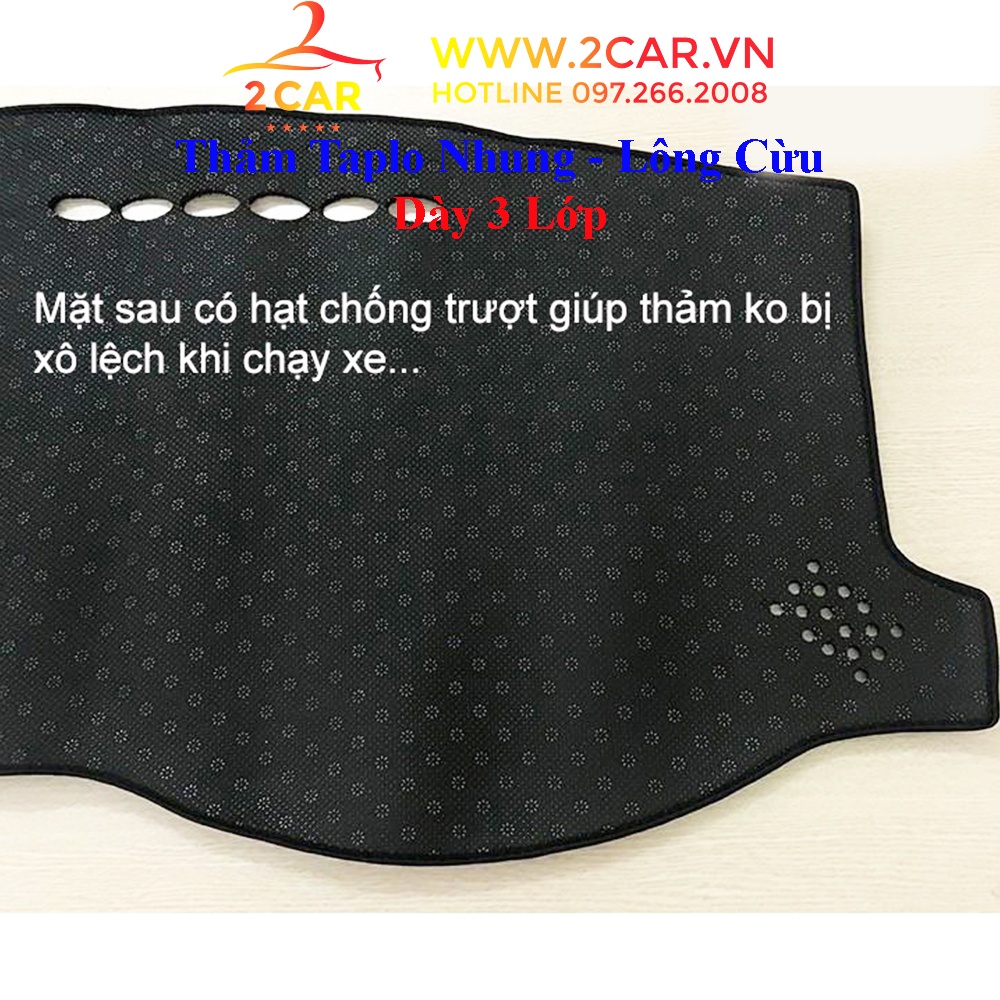 Thảm Taplo Nhung Xe Toyota Zace, chống nóng tốt, chống trơn trượt, vừa khít theo xe