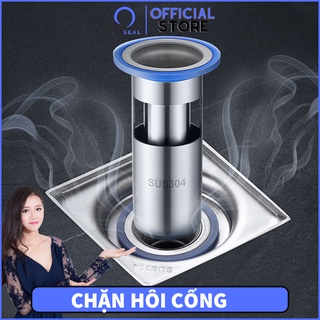 Ngăn Mùi Thoát Sàn Nhà Tắm Chống Mùi Hôi Ngăn Vi Khuẩn Trào Ngược Lên - INOX 304 - Chặn Mùi Hôi Cống