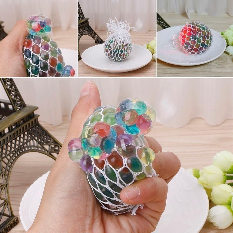 Bóng Lưới Bóp Mesh Quishy Ball Xả Stress Size nhỏ