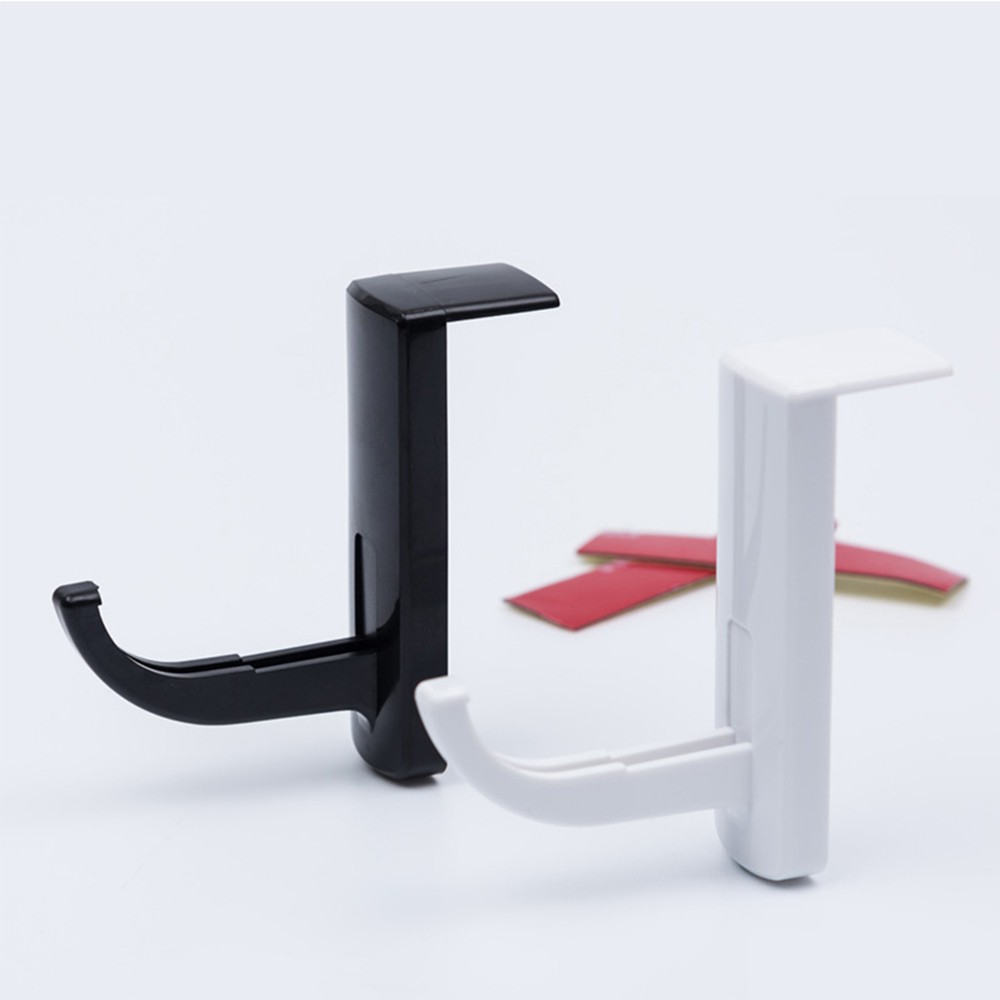 Móc treo tai nghe gắn máy tính bằng ABS màu trắng đen