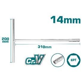 ĐỒ NGHỀ TOTAL Thanh vặn tay cầm T Total 8mm ~ 19mm