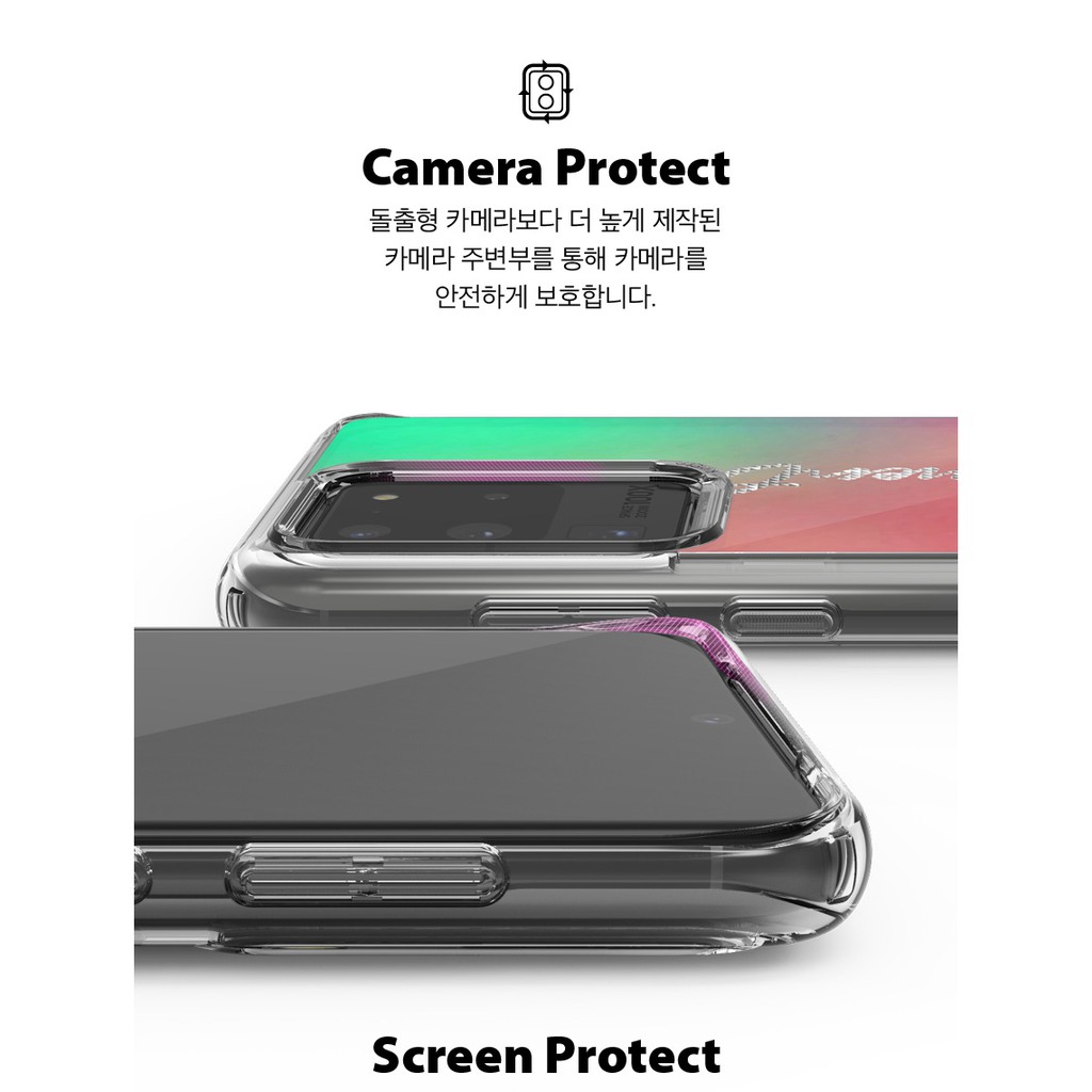 Ốp lưng Galaxy S20 Ultra Ringke Fusion  - Nhập khẩu Hàn Quốc
