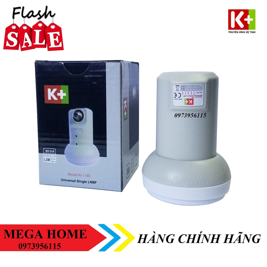 Mắt chảo K+ chính hãng - LNB, Kim thu K+