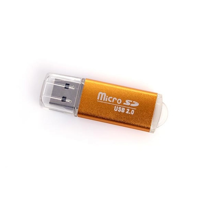 ĐẦU LỌC THẺ LOẠI VỎ NHÔM XỊN - Đầu Đọc Thẻ Nhớ MicroSD Vỏ Nhôm Có Đèn Báo