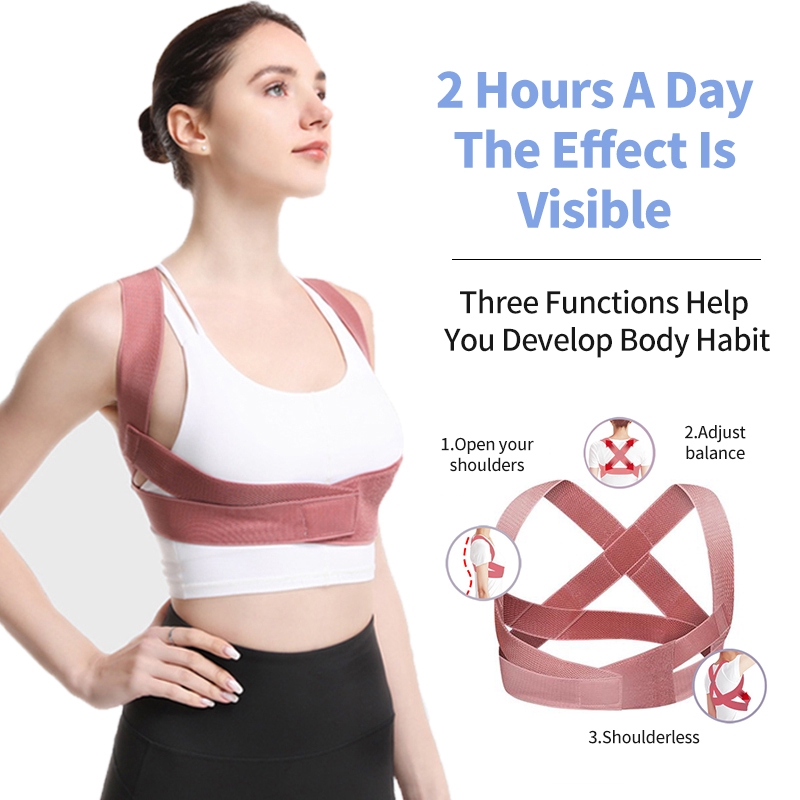 Junlaikang Đai Đeo Điều Chỉnh Tư Thế Lưng Và Vai Cho Người Lớn