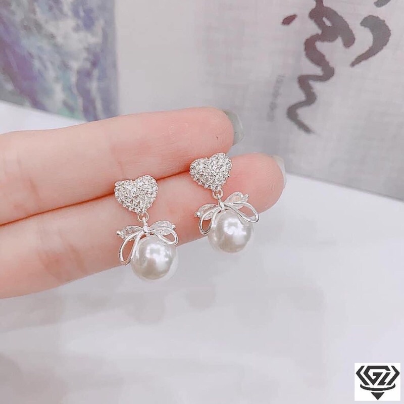 bông tai nữ cá tính bạc ta.