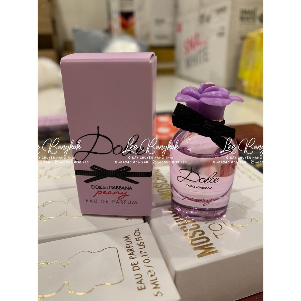[Chính Hãng] Nước Hoa Mini Dolce &amp; Gabbana The One, Only Love, Light Blue, Peony Perfume Chuẩn Auth Cực Thơm