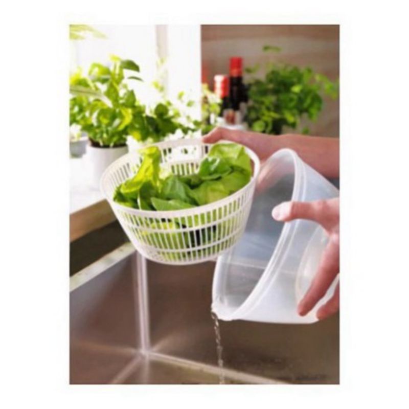 Rổ quay rau chính hãng IKlàm ráo rau ngay tức thì, giữ được độ tươi lâu của thực phẩm