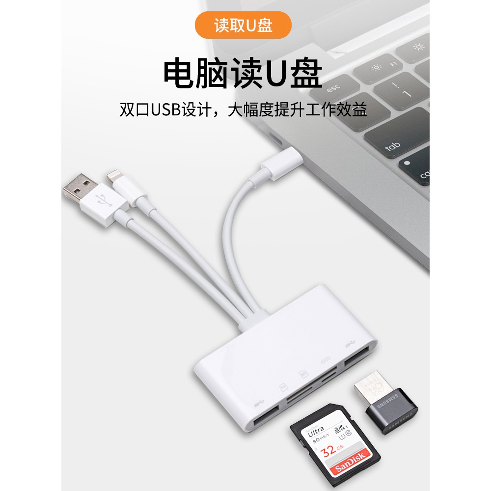 Đầu Đọc Thẻ Nhớ Sd Cho Điện Thoại Apple Android Usb 3.0