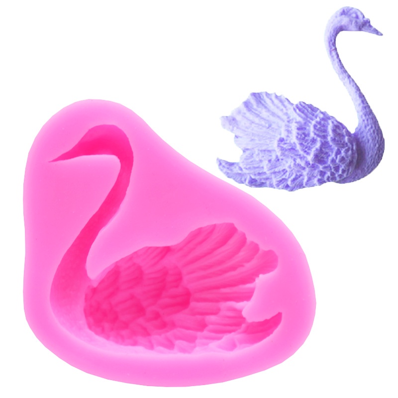 Khuôn Silicone Làm Bánh Hình Thiên Nga
