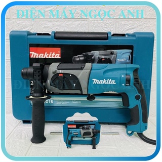 Máy khoan bê tông đục tường bằng điện cầm tay mini dùng khoan được sắt bắt vít Makita HR2470 hàng chính hãng giá rẻ