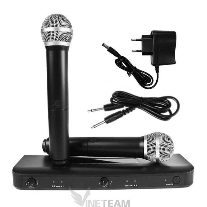 Micro Karaoke không dây J.I.Y V-306 – Sóng UHF giá tốt âm thanh chân thực -dc3350