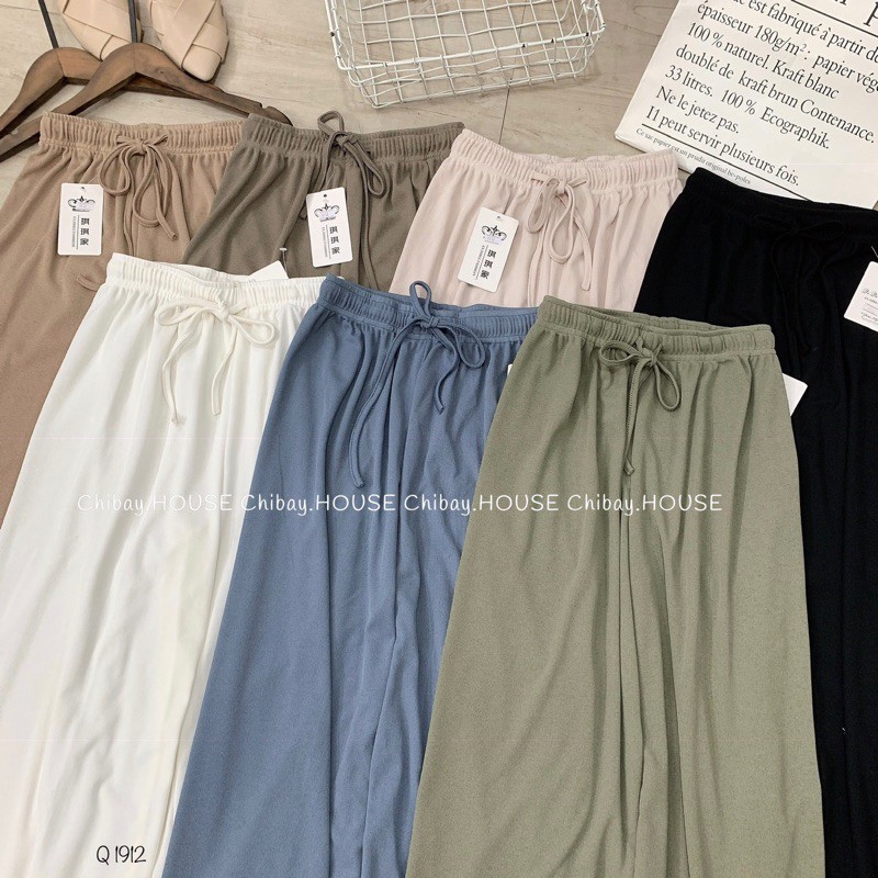 Quần ống rộng thun tăm chống nhăn ( Hình thật, đổi trả nếu không giống hình ) Q1912 | BigBuy360 - bigbuy360.vn