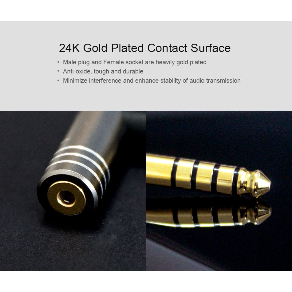 Đầu Nối Chuyển Đổi PH-4X 4.4mm TRRRS Sang 2.5mm TRRS 2.5mm Cái Sang 4.4mm Đực