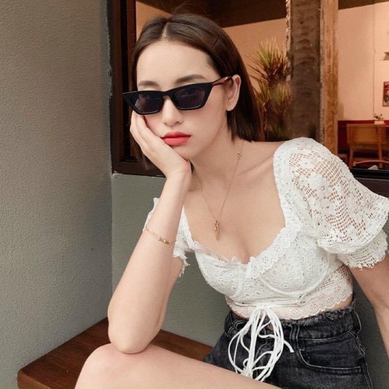 Kính Hiphop Thời Trang Mắt Mèo xếch GM Nhỏ