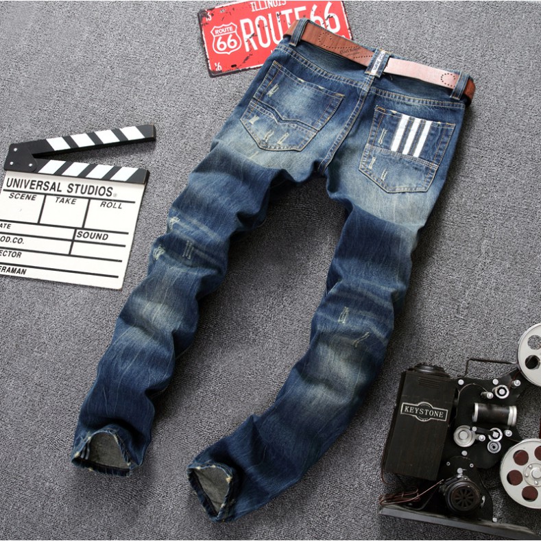 Balplein Quần Jean Âu Mỹ chất cotton cao cấp