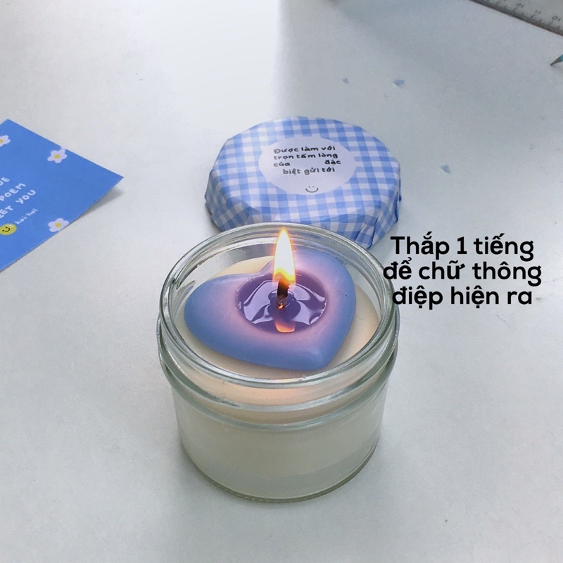 Set tự làm nến thơm thông điệp | DIY hidden message candle set | Hoi Hoi project