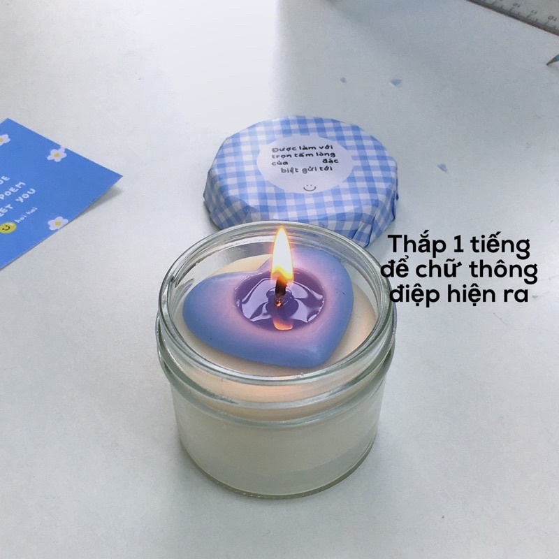 Nến thơm thông điệp ẩn giấu ở bên trong | Hidden message candle | Hoi hoi project