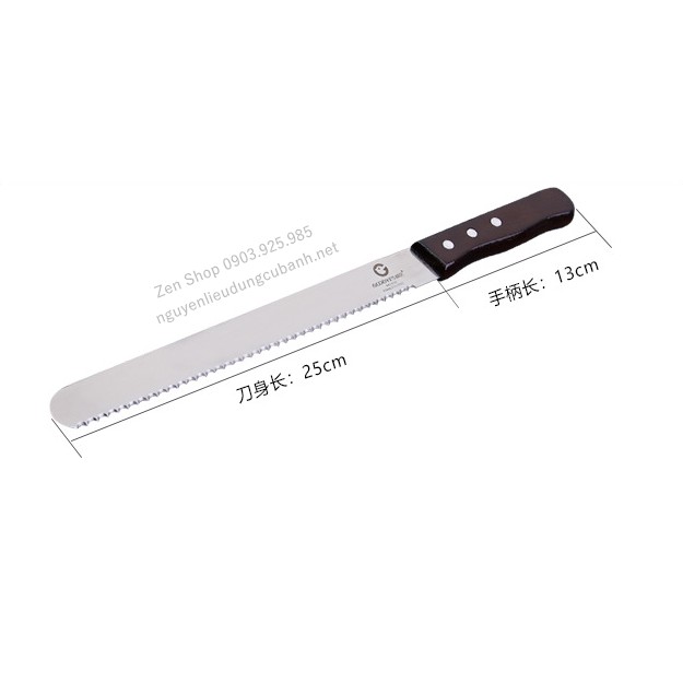 Dao cắt bánh mì, Bông Lan - 38cm