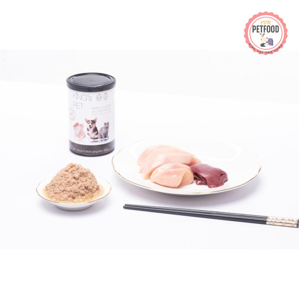 [CHÍNH HÃNG] PATE KING'S PET CHO CHÓ MÈO - LON 380G