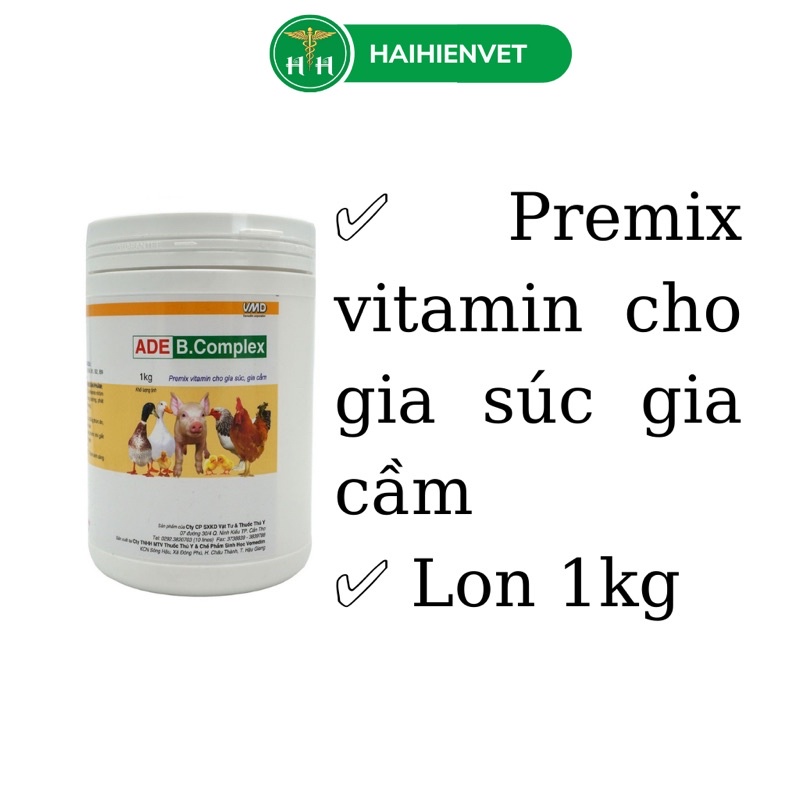 ADE B complex - vitamin hỗn hợp cho gia cầm, gia súc