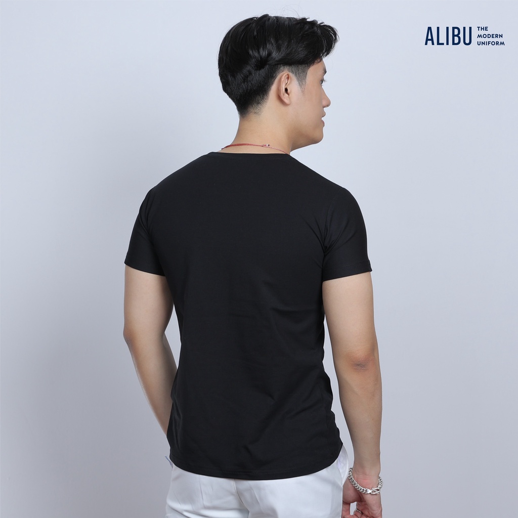 Áo thun cotton 100% thái nam trơn cổ tròn trơn gia đình nam nữ ngắn tay chất liệu co giãn 4 chiều vnxk - ALIBU