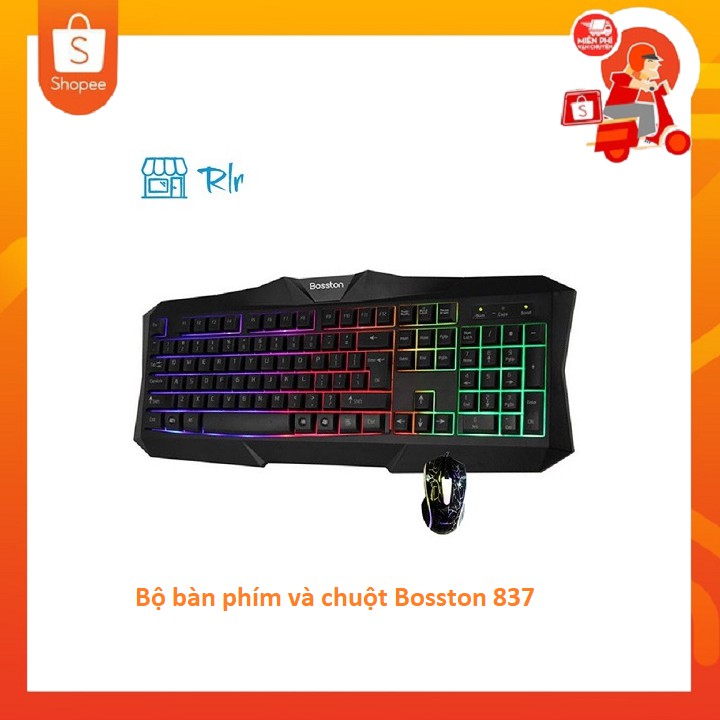 Bộ bàn phím và chuột Bosston 837