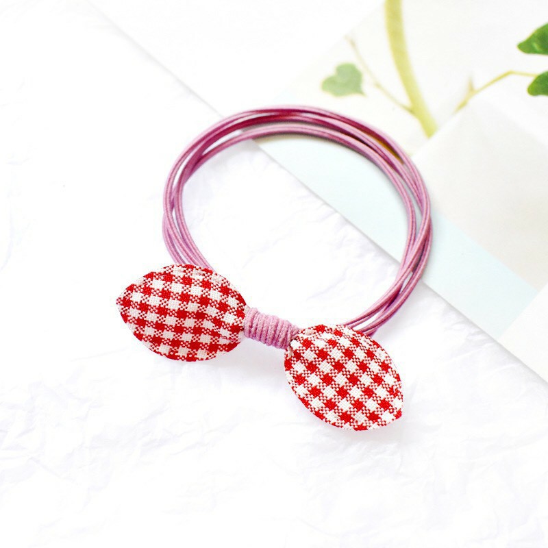 SET 5 CÁI KHÁC MÀU | DÂY BUỘC TÓC NƠ CARO ENMY | VIDEO THẬT |SHOP BEECOW