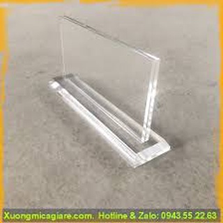 Biển chức danh mica ,kích thước :100x200 mm