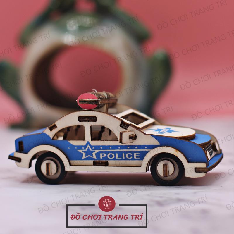 Đồ chơi lắp ráp gỗ 3D - Mô hình XE - Trang trí tiểu cảnh