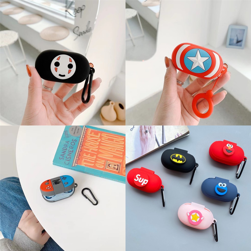 Ốp silicon case Marvel cho tai nghe Galaxy Buds / Buds Plus Mẫu Mới