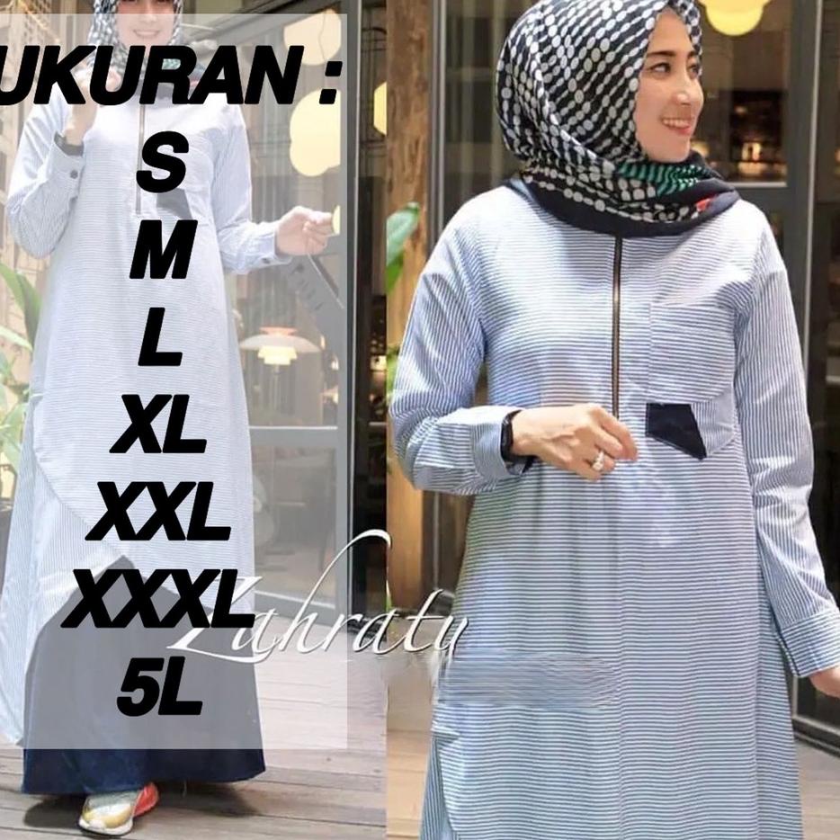 Wb (S M L XL) Áo Choàng Cho Mẹ Cho Con Bú / Đầm maxi Zahratu 93 ☈