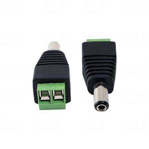 Jack nguồn DC nối dây đầu đực DC-002