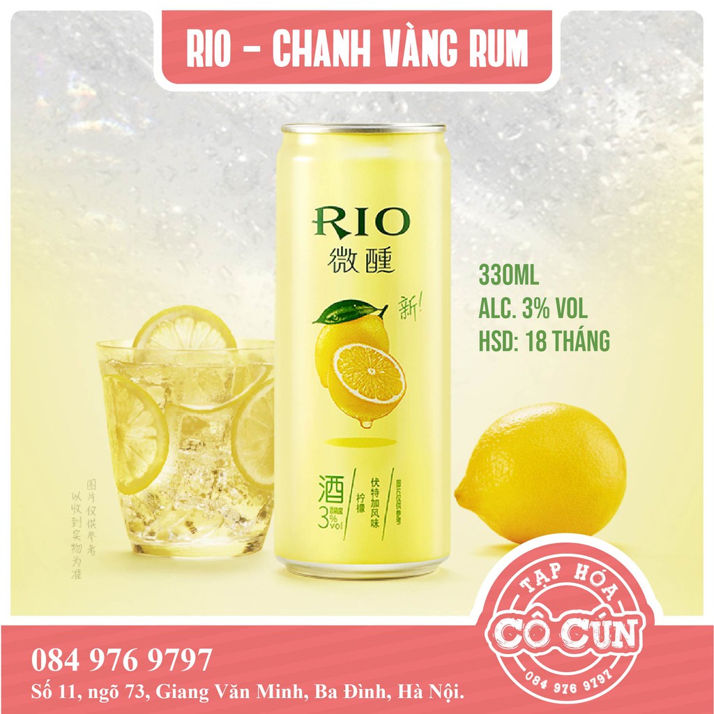 [COMBO] Nước hoa quả lên men RIO được chọn vị