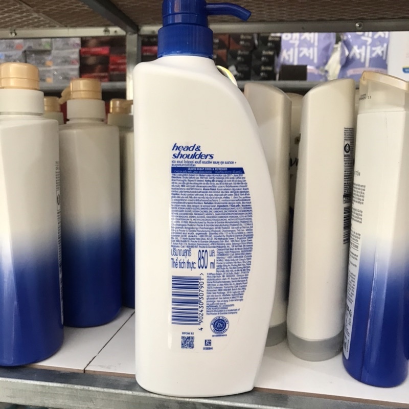 DẦU GỘI HEAD AND SHOULDER BẠC HÀ LÀM SẠCH GÀU 850ML