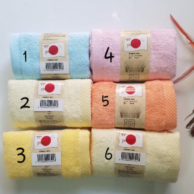 Khăn mặt sợi tre Nhật Bản