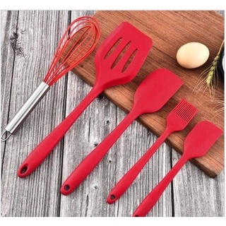 Set 5 món dụng cụ nhà bếp - bộ dụng cụ nhà bếp silcone