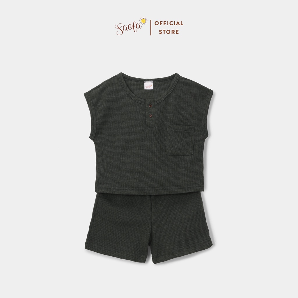 Bộ Áo Quần Cộc Tay Thoáng Mát Cho Bé Mặc Hè - ATSUSHI SET - SEC005 - SAOLA CLOTHING