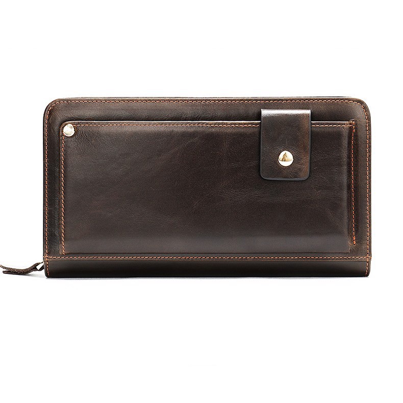 CLUTCH CẦM TAY DA MỘT KHÓA CÓ NGĂN THẺ RIÊNG - 2319606