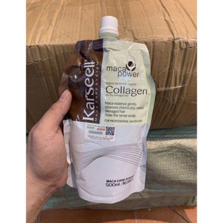 Dầu hấp ủ tóc siêu mượt Karseell Maca Essence Repair Collagen (dạng túi) có code và tem