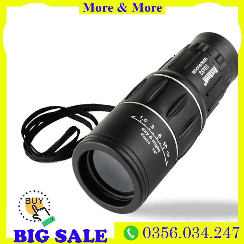 ✔️ Ống Nhòm Một Mắt Bushnell 16x52 - Siêu Nét Hỗ Trợ Nhìn Và Chụp Ảnh Từ Xa - Hàng Nhập Khẩu Cao Cấp [Bảo Hành 1 Đổi 1]