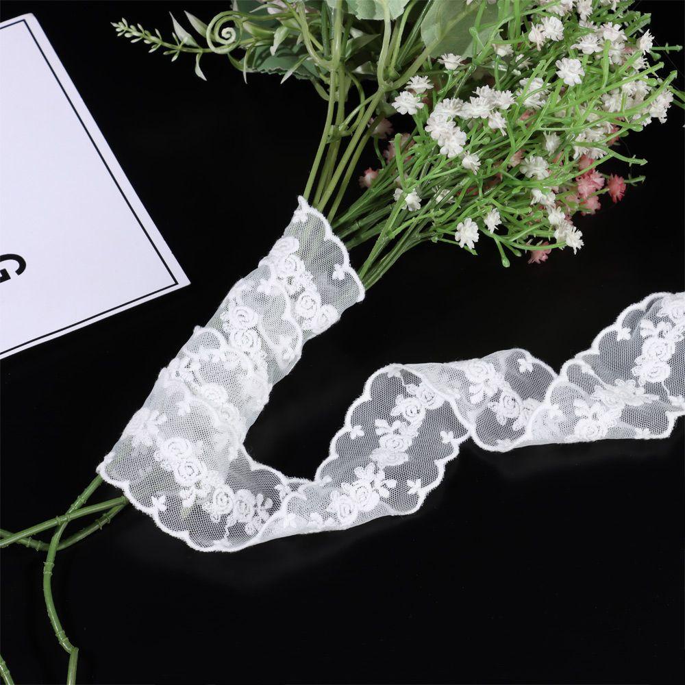 Ruy Băng Ren Co Giãn Màu Cầu Vồng Chất Lượng Cao Dùng May Quần Áo Búp Bê Đồ Chơi DIY