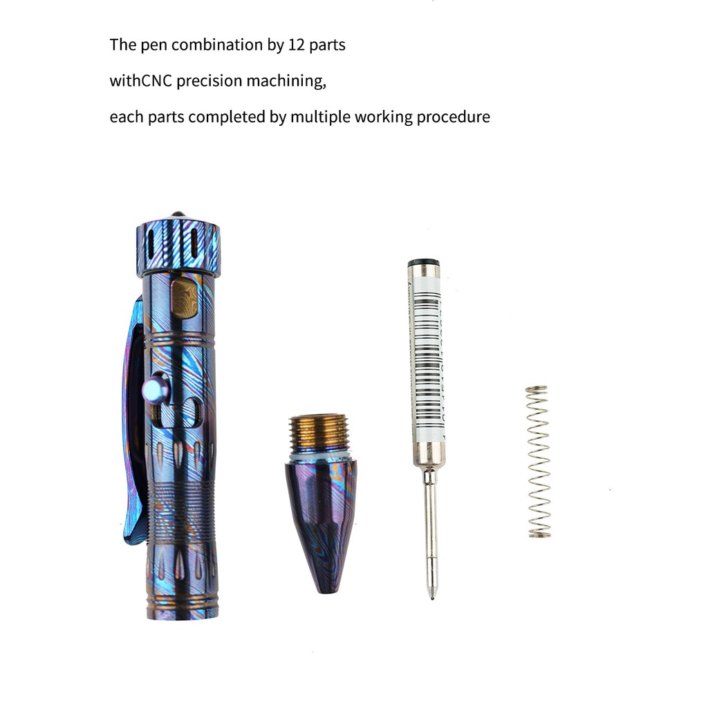 Bút titanium MecArmy TPX10 đầu có spiner