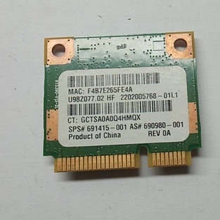 thay wifi laptop hp 2570p,mã wifi RT5390