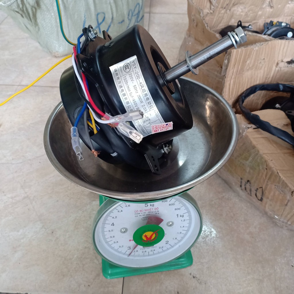 Motor quạt điều hòa hơi nước 200w - thuận chiều kim đồng hồ