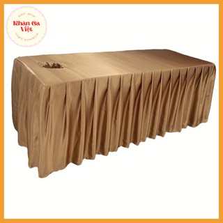 [Loại 1 Tốt Nhất] Drap/ Ga Phi Lụa Spa, Ga Phi Lụa Giường Gội Đầu May Đo Theo Kích Thước